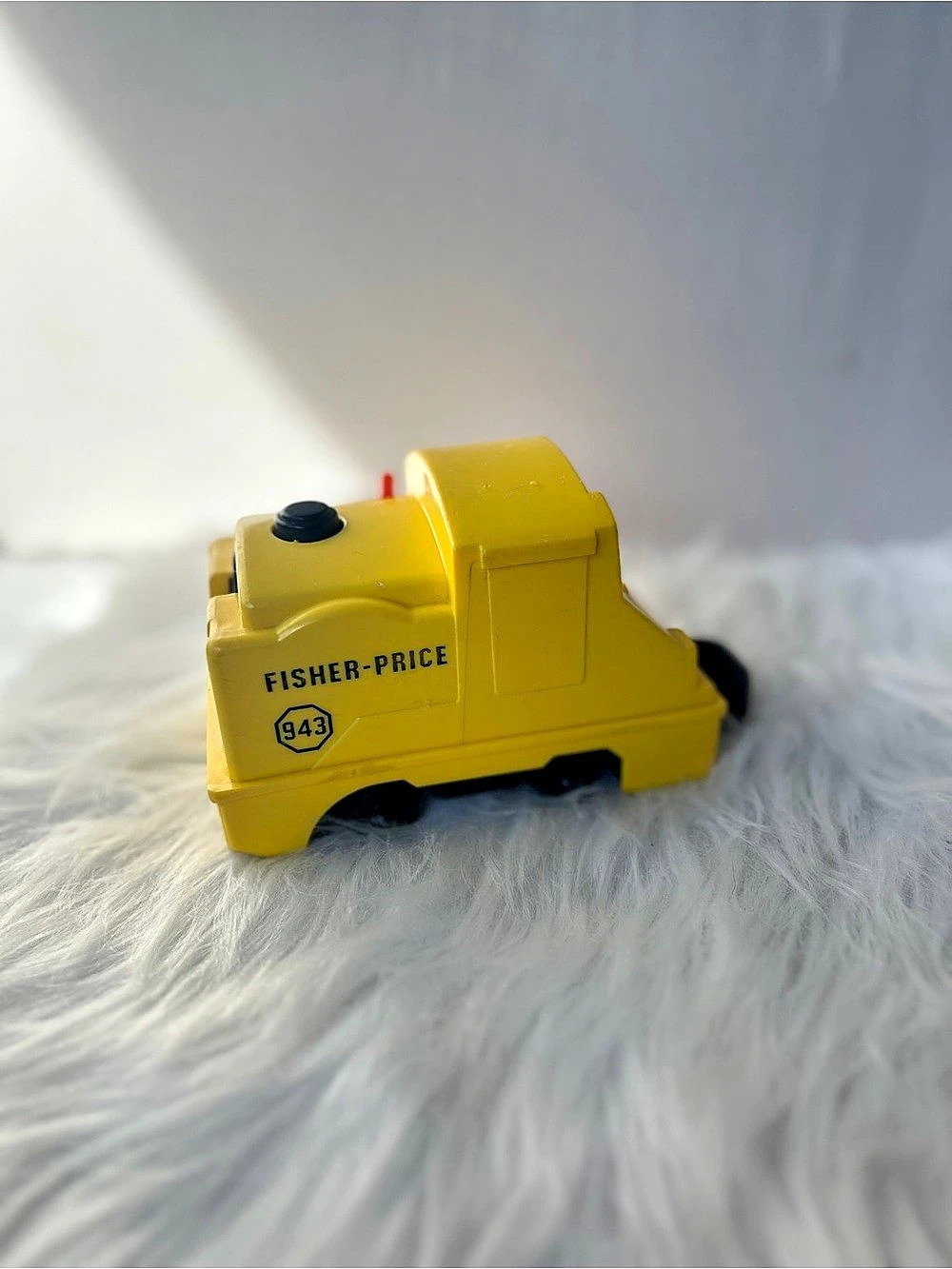 Fisher-Price Lift & Load Railroad Train Engine Yellow